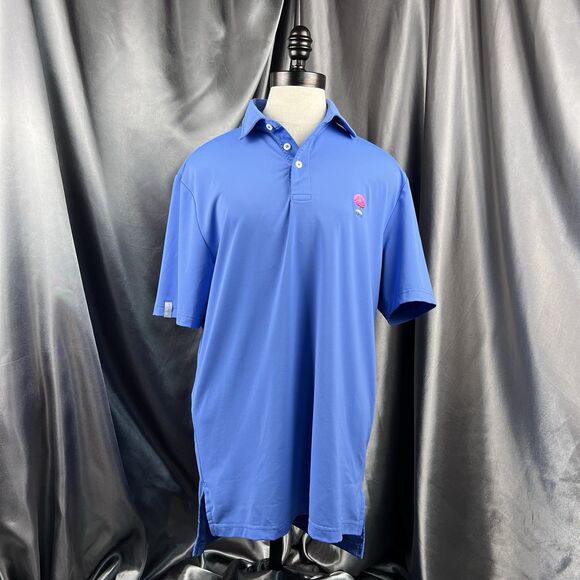Vintage RLX Ralph Lauren 1916 Cherry Valley Club Golf Polo Women's S/P Blue Logo - Picture 3 of 17
